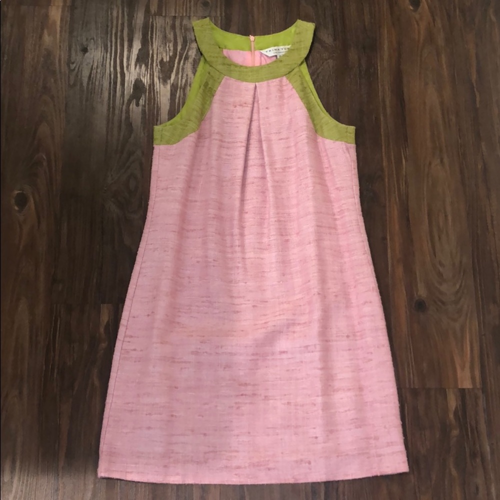 Trina Turk Raw Silk Dress